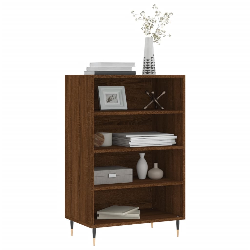 Sideboard Braun Eichen-Optik 57x35x90 cm