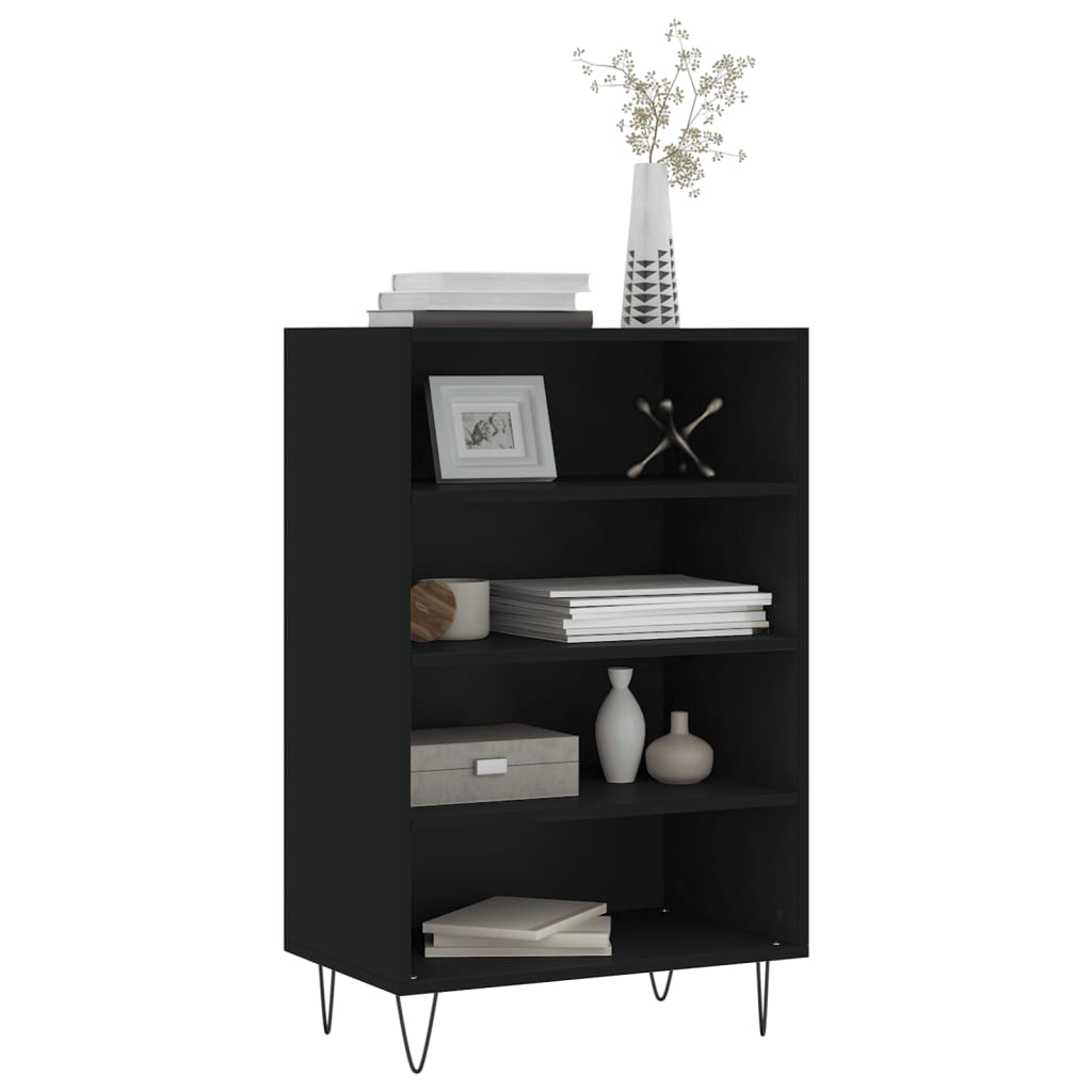 Highboard Schwarz 57x35x90 cm