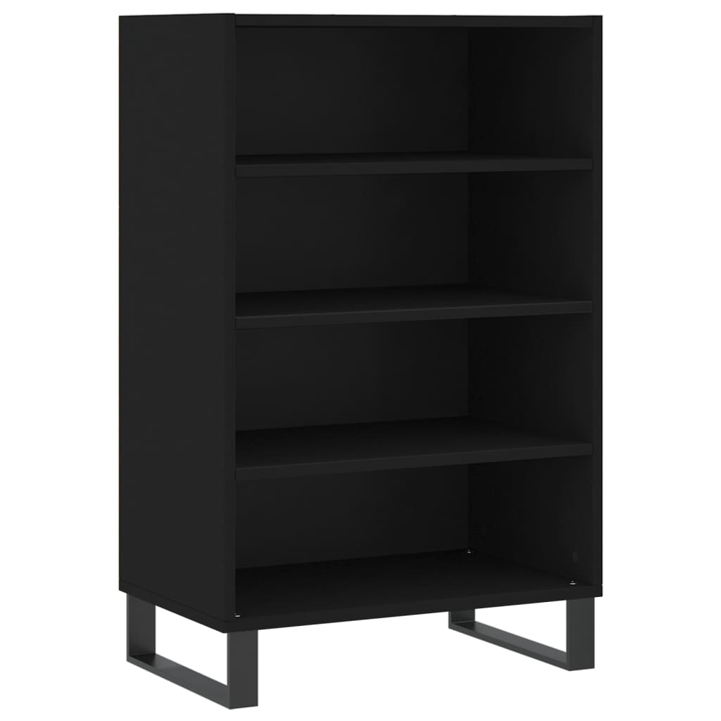 Highboard Schwarz 57x35x90 cm