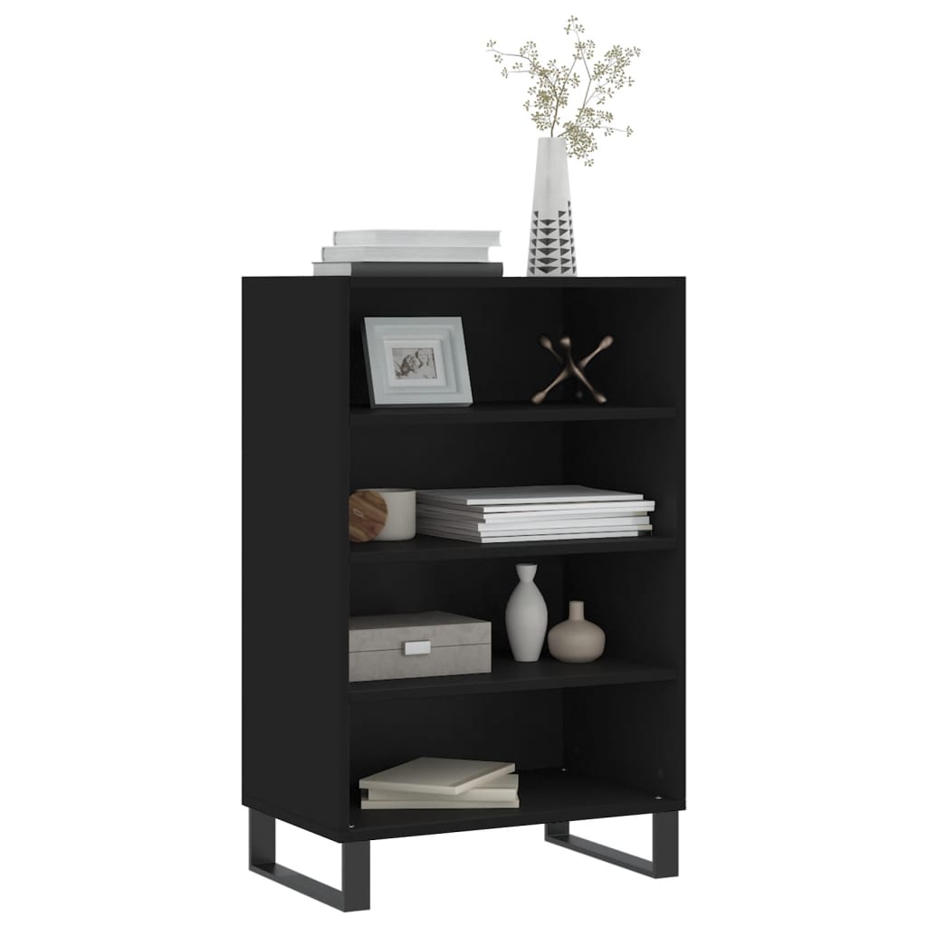 Highboard Schwarz 57x35x90 cm