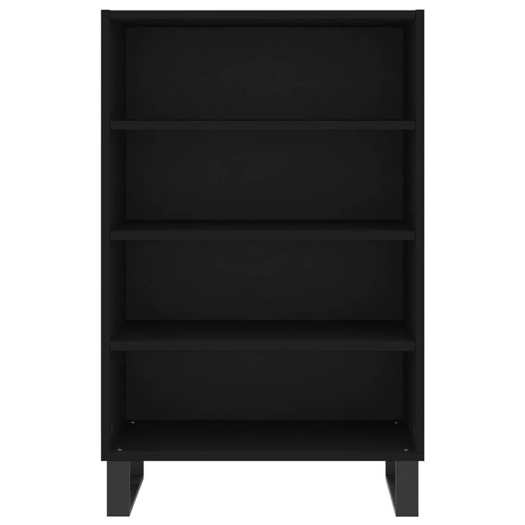 Highboard Schwarz 57x35x90 cm