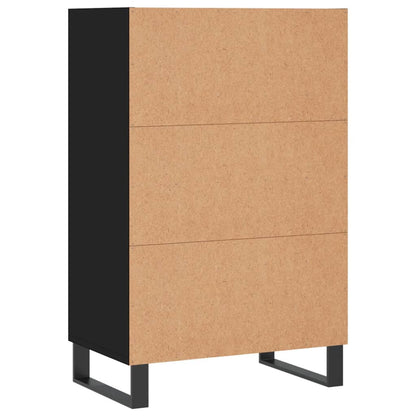 Highboard Schwarz 57x35x90 cm