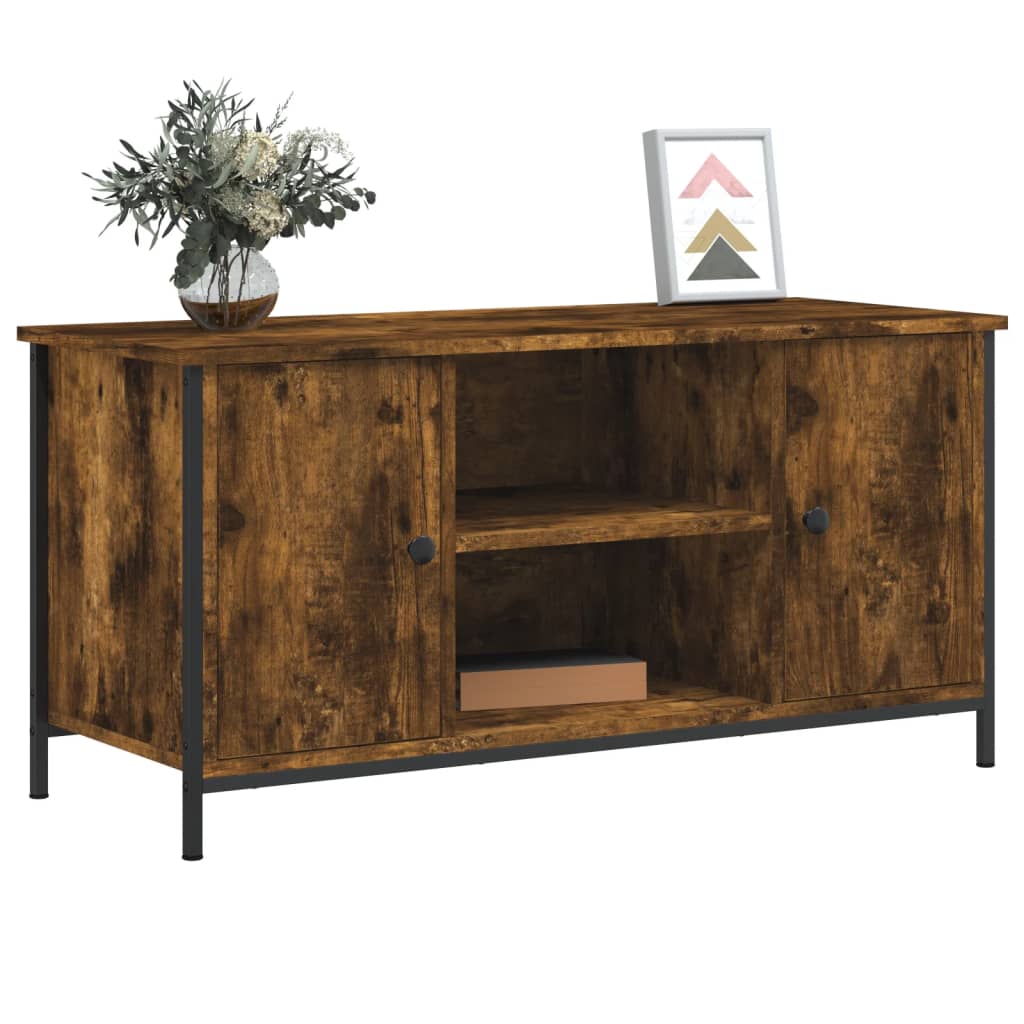 TV-Schrank Räuchereiche 100x40x50 cm Holzwerkstoff