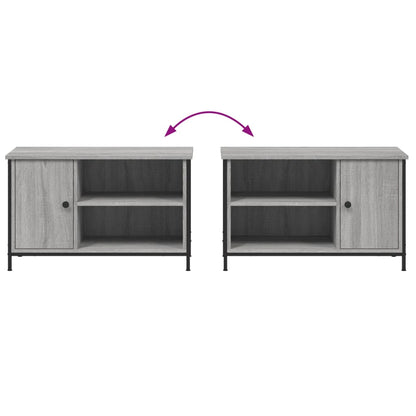 TV-Schrank Grau Sonoma 80x40x50 cm Holzwerkstoff