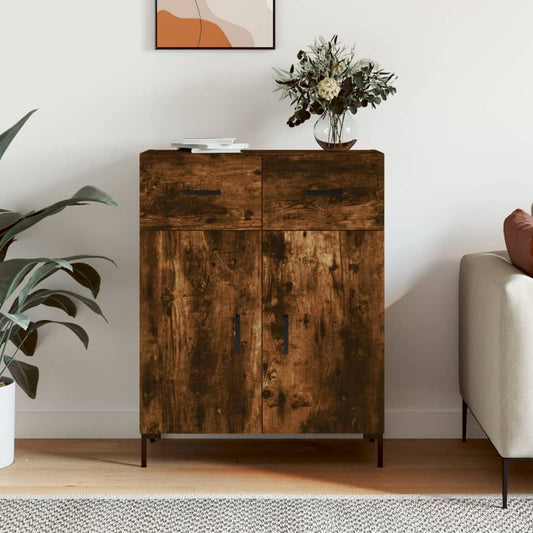 Sideboard Räuchereiche 69,5x34x90 cm Holzwerkstoff