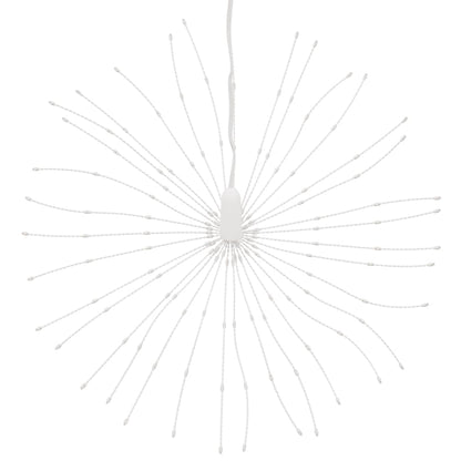 Weihnachtsbeleuchtungen Feuerwerk 2 Stk. 140 LEDs Kaltweiß 17cm