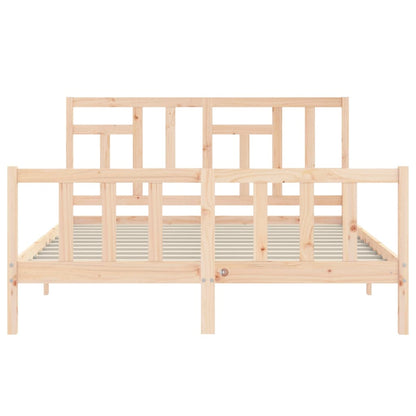 Massivholzbett ohne Matratze 160x200 cm Kiefernholz