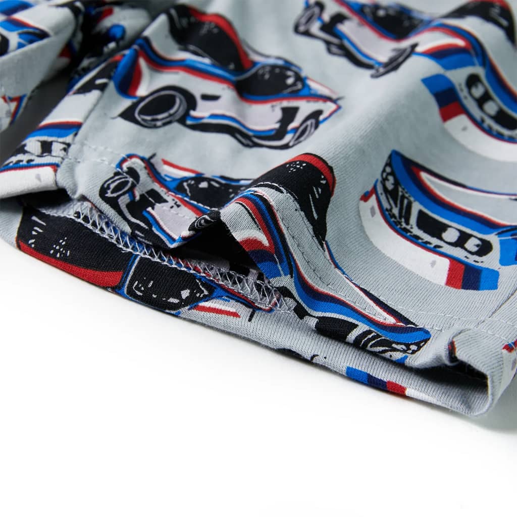Kinderpyjama mit Kurzen Ärmeln Grau 116