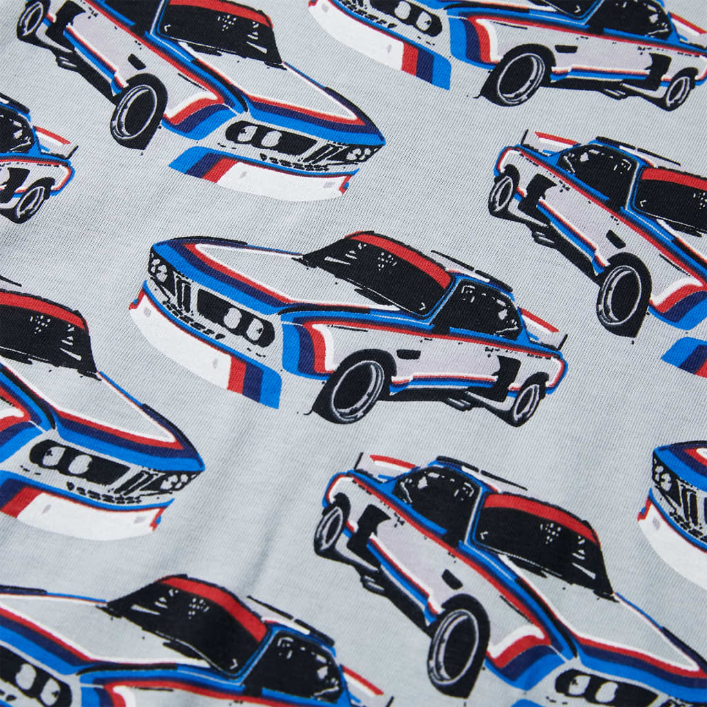 Kinderpyjama mit Kurzen Ärmeln Grau 116