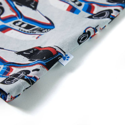 Kinderpyjama mit Kurzen Ärmeln Grau 116