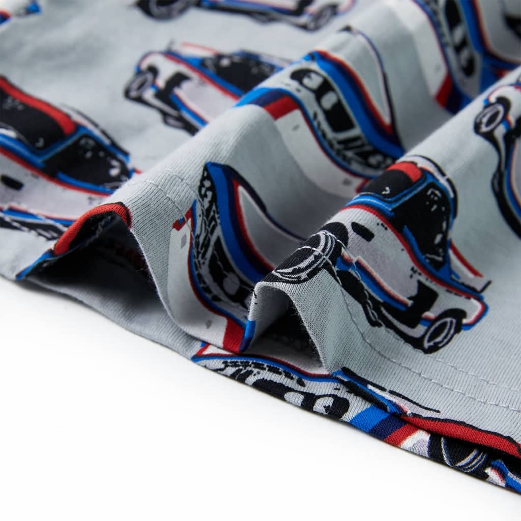 Kinderpyjama mit Kurzen Ärmeln Grau 116