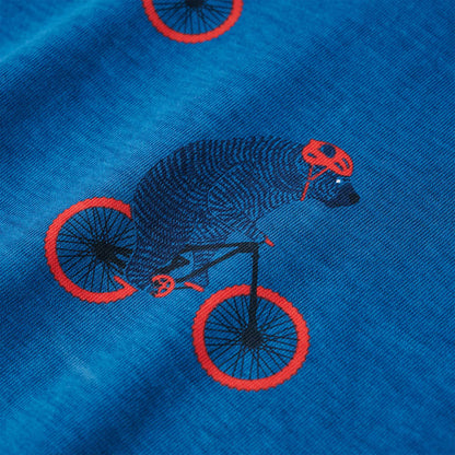 Kinderpyjama mit Langen Ärmeln Petrolblau 104