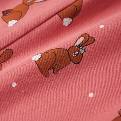 Kinder-Strampler mit Kapuze Altrosa 92