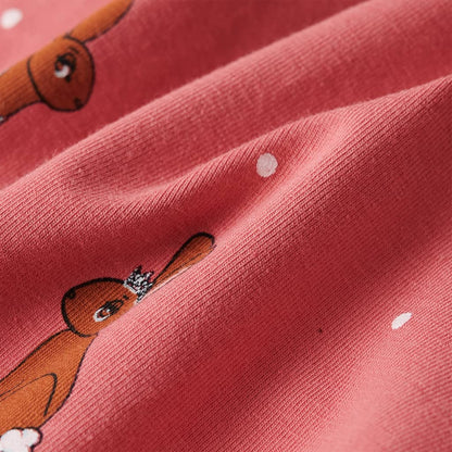 Kinder-Strampler mit Kapuze Altrosa 116