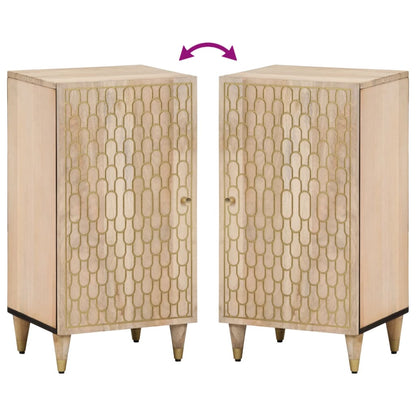 Beistellschrank 40x33x75 cm Massivholz Mango