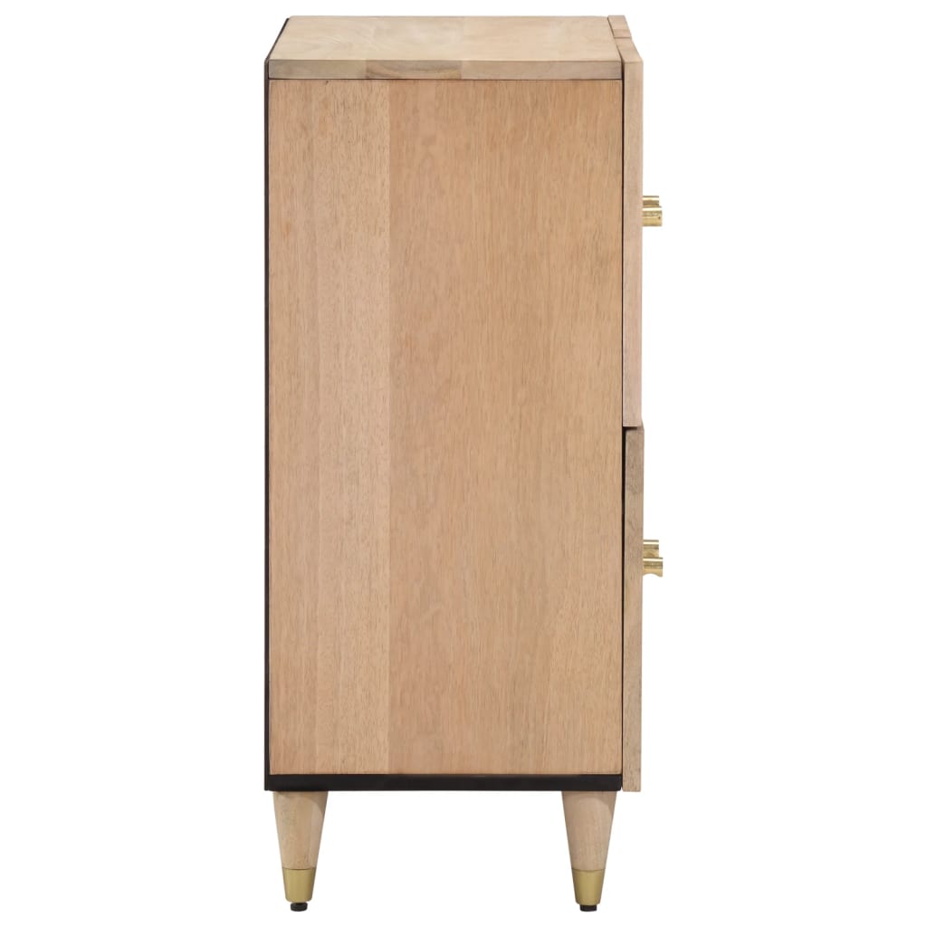 Beistellschrank 60x33x75 cm Massivholz Mango