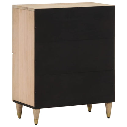 Beistellschrank 60x33x75 cm Massivholz Mango