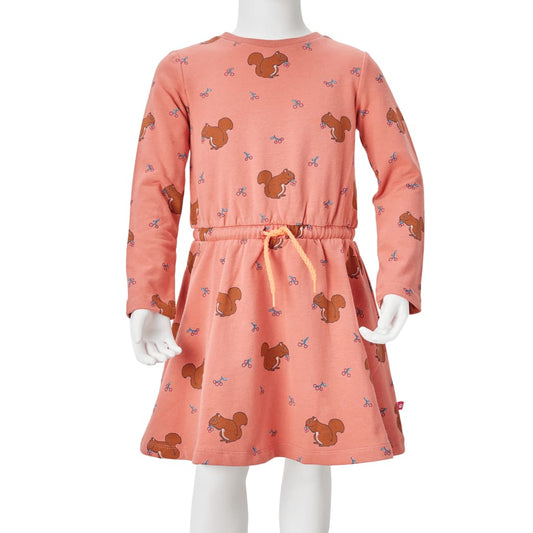 Kinderkleid Altrosa 116