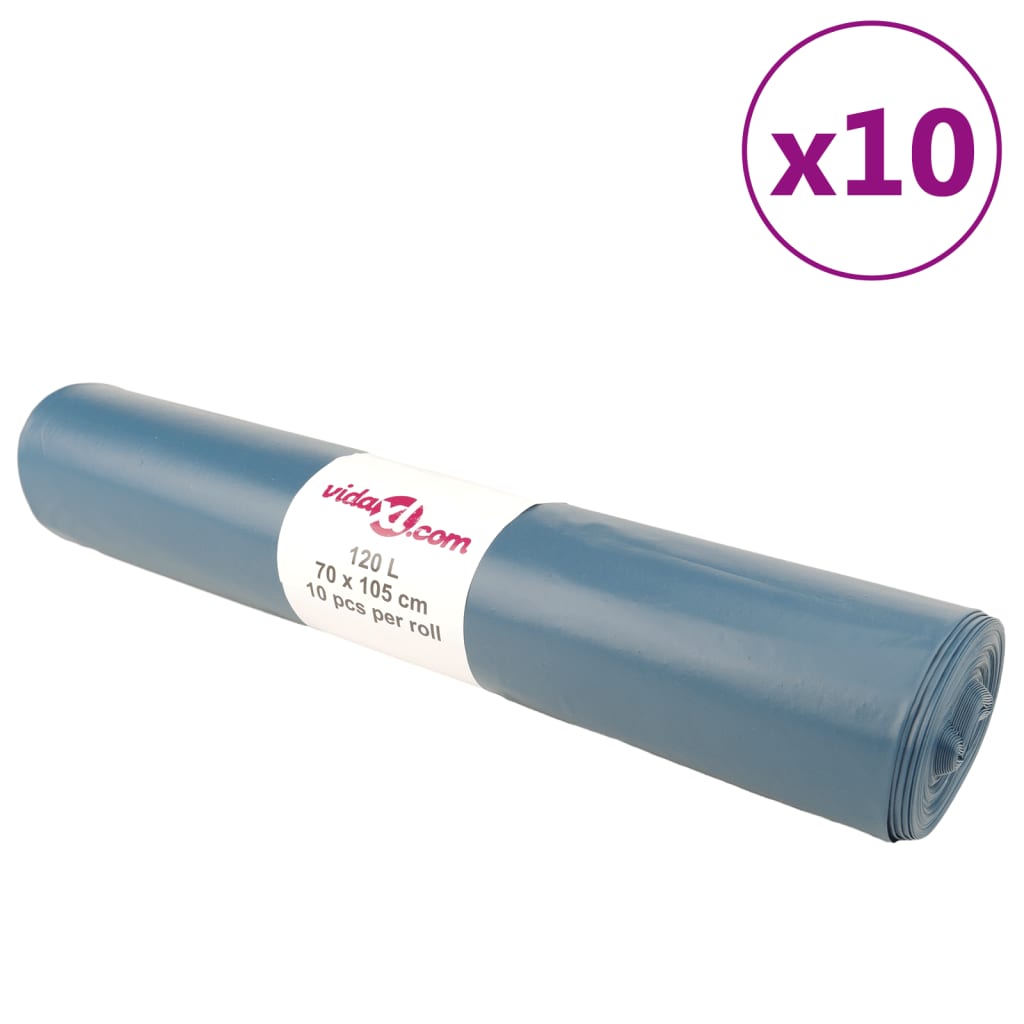 Müllsäcke 100 Stk. Blau 120 L