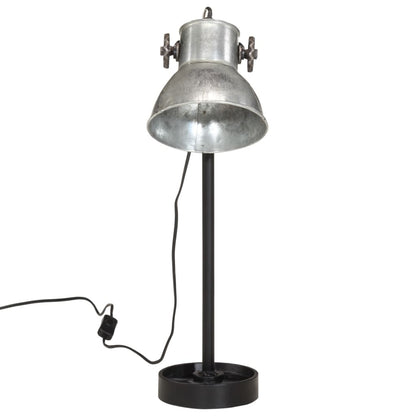 Schreibtischlampe 25 W Vintage-Silber 15x15x55 cm E27