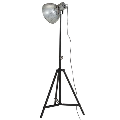 Stehleuchte 25 W Vintage-Silber 61x61x90/150 cm E27