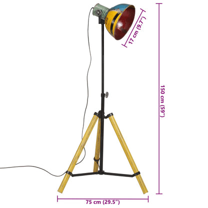 Stehleuchte 25 W Mehrfarbig 75x75x90-150 cm E27