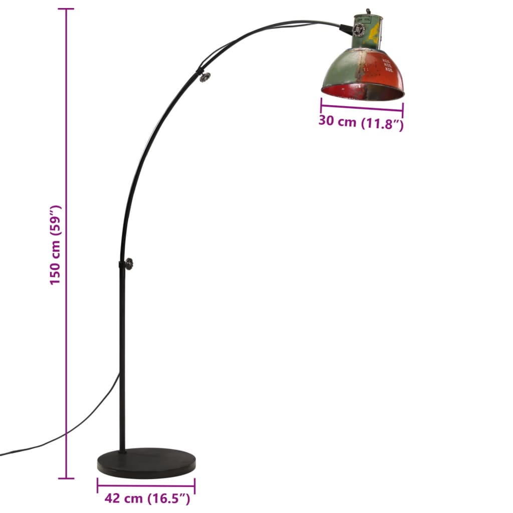 Stehleuchte 25 W Mehrfarbig 150 cm E27