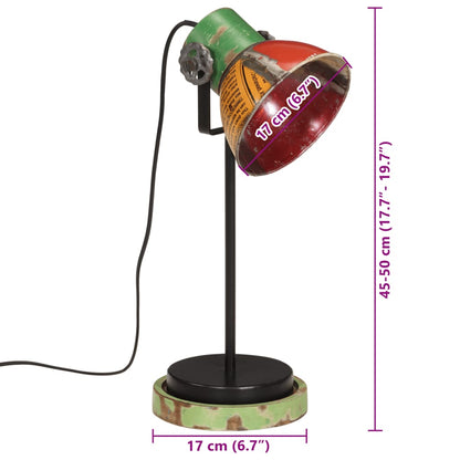 Schreibtischlampe 25 W Mehrfarbig 17x17x50 cm E27