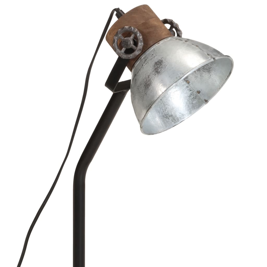 Schreibtischlampe 25 W Vintage-Silber 18x18x60 cm E27