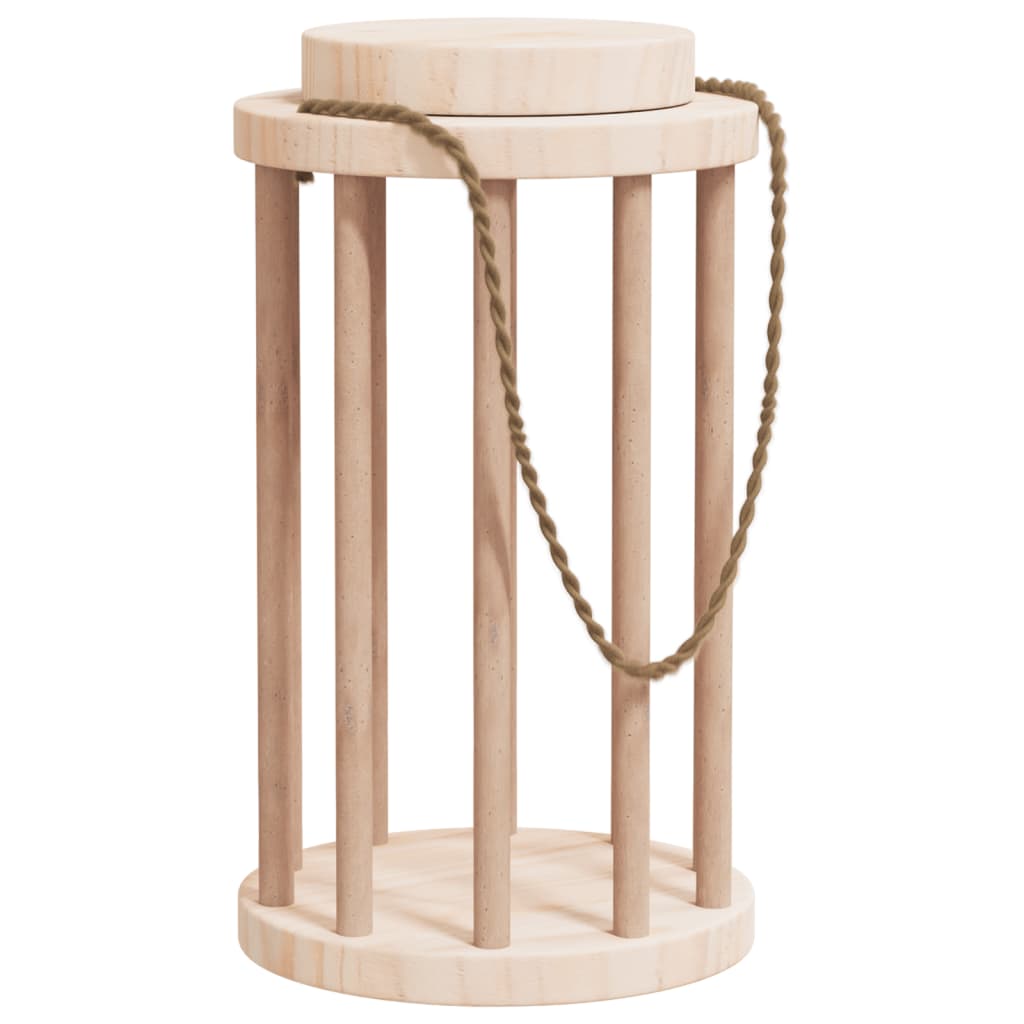 Heuraufe für Kaninchen Ø15x25,5 cm Massivholz Tanne