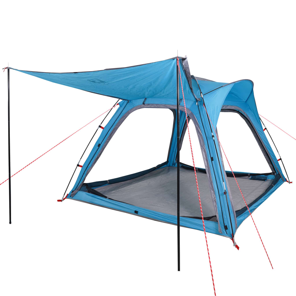 Campingzelt 4 Personen Blau Quick Release Wasserfest