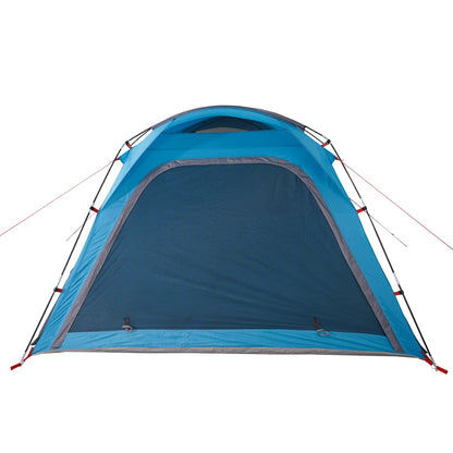 Campingzelt 4 Personen Blau Quick Release Wasserfest