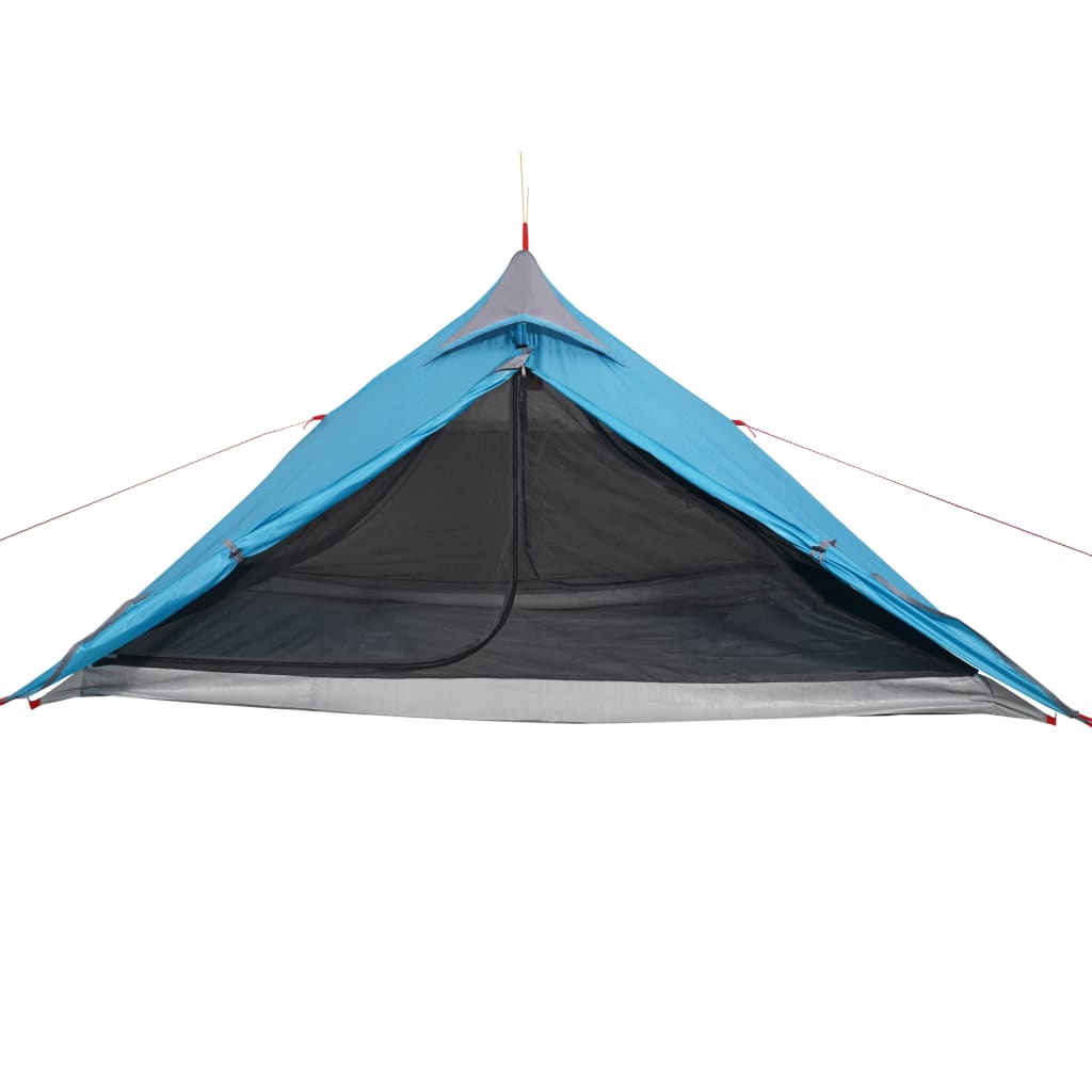 Tipi-Campingzelt 1 Person Blau Wasserdicht