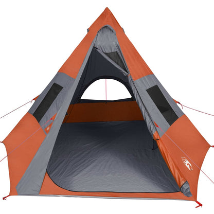 Tipi-Campingzelt 7 Personen Orange Wasserdicht