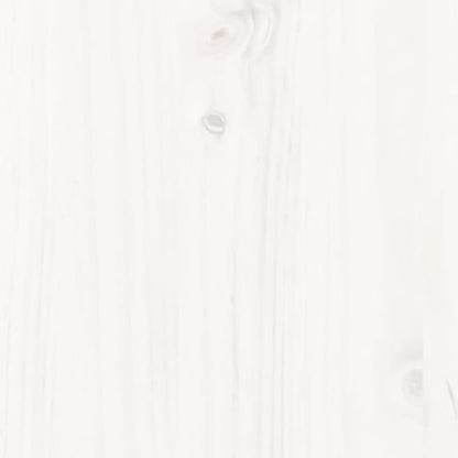 Tagesbett ohne Matratze Weiß 90x200 cm Massivholz Kiefer