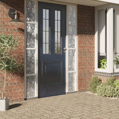 Fensterfolien 4 Stk. Matt Blumenmuster PVC