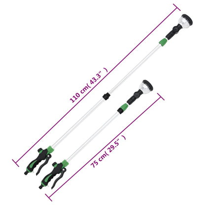 Teleskop-Sprühlanze mit 10 Mustern 75-110 cm