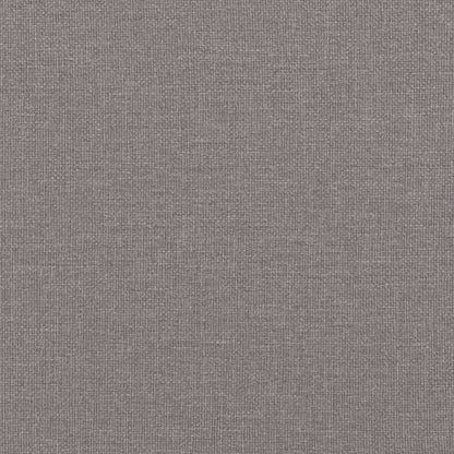 Bettgestell "Dover" Taupe 140x200 cm Stoff