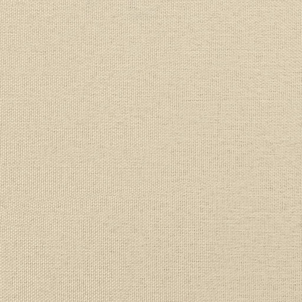 Bettgestell "Dover" Creme 180x200 cm Stoff