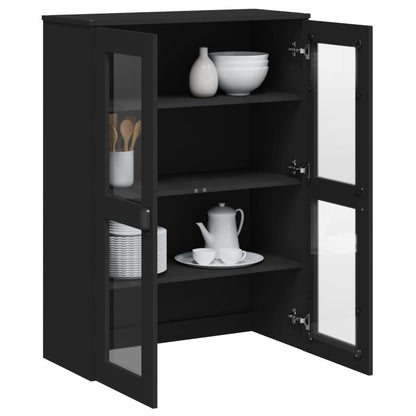 Aufsatz für Highboard VIKEN Schwarz Holzwerkstoff