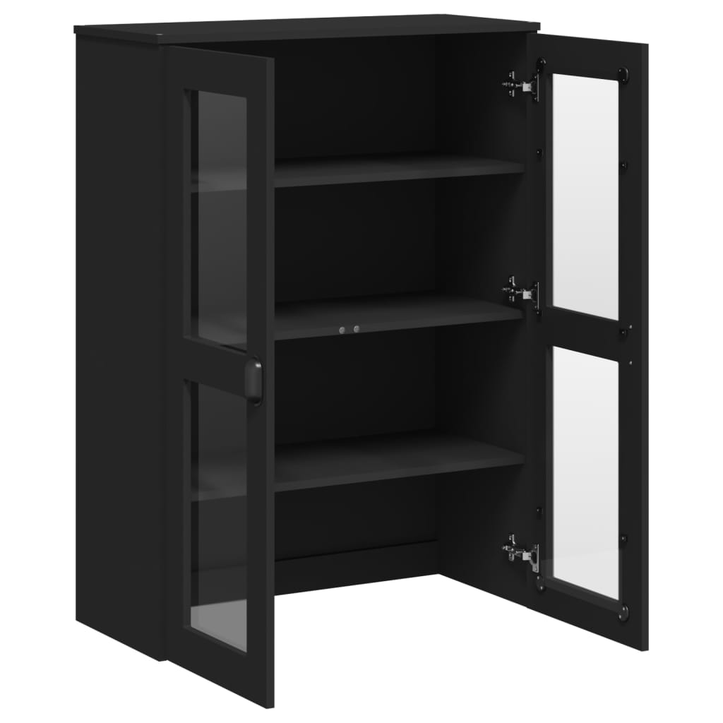 Aufsatz für Highboard VIKEN Schwarz Holzwerkstoff