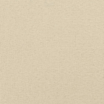 Bettgestell ohne Matratze "Hvar" Creme 90x200 cm Stoff