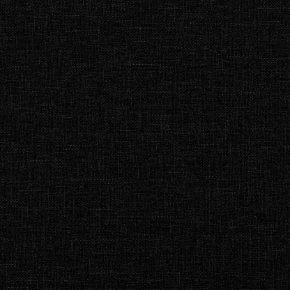 Bettgestell ohne Matratze "Hvar" Schwarz 100x200 cm Stoff