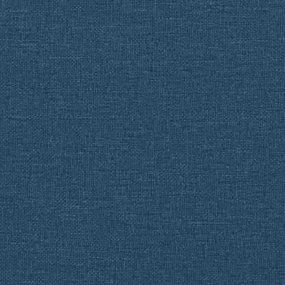 Bettgestell ohne Matratze "Hvar" Blau 100x200 cm Stoff