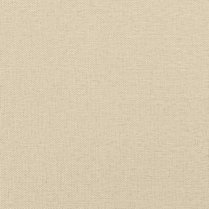 Bettgestell ohne Matratze "Hvar" Creme 120x200 cm Stoff