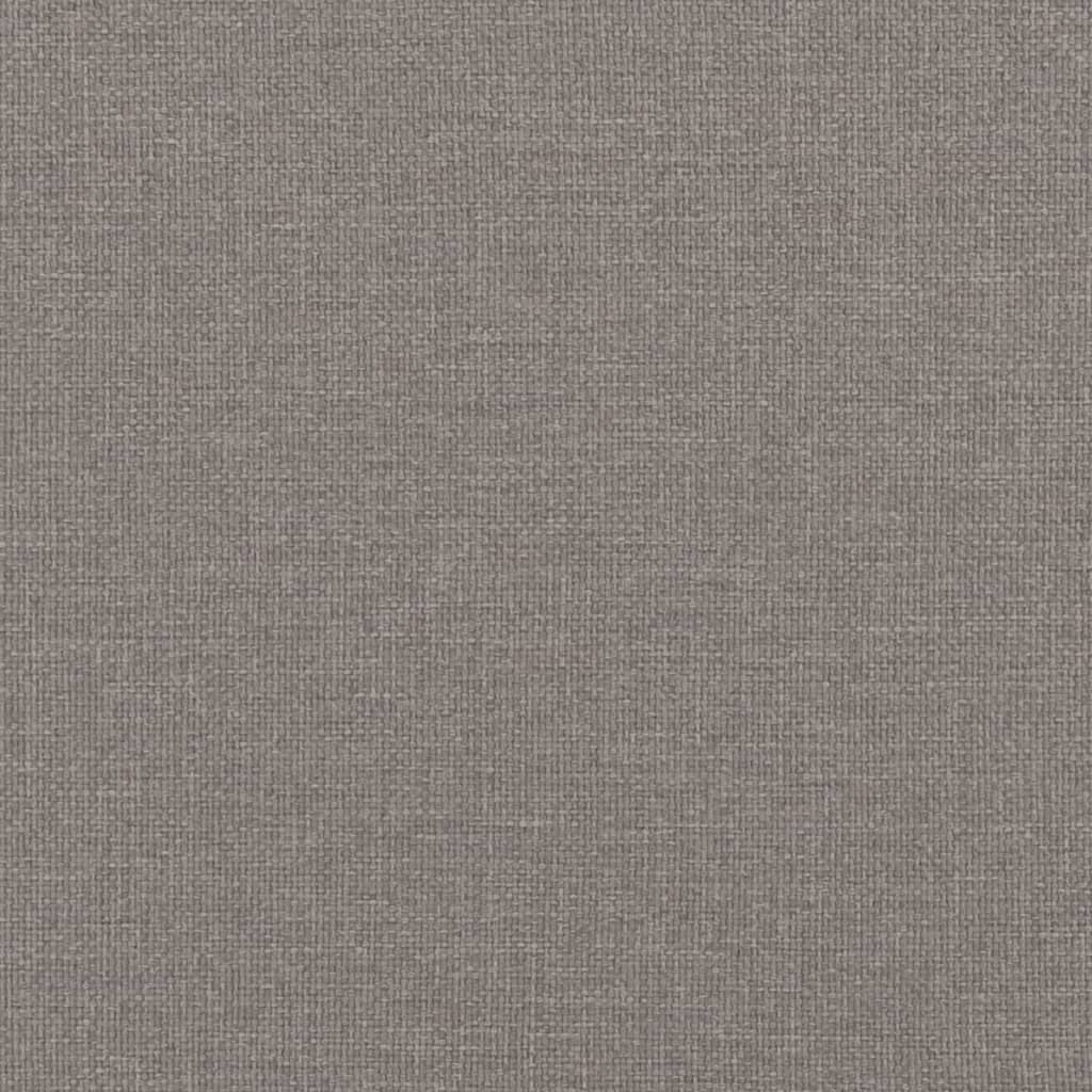 Bettgestell ohne Matratze "Hvar" Taupe 160x200 cm Stoff