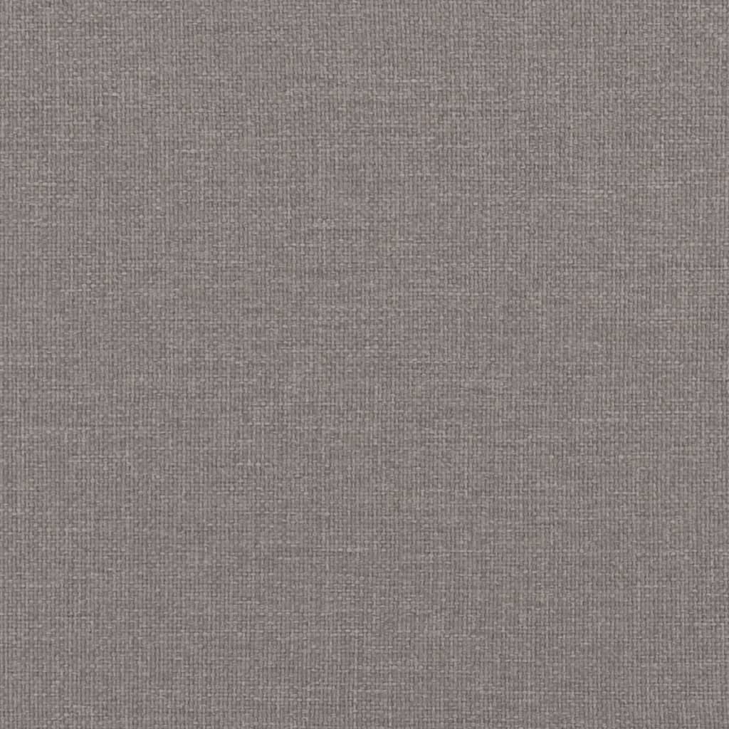 Bettgestell ohne Matratze "Hvar" Taupe 180x200 cm Stoff