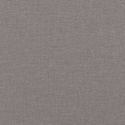 Bettgestell ohne Matratze "Hvar" Taupe 180x200 cm Stoff