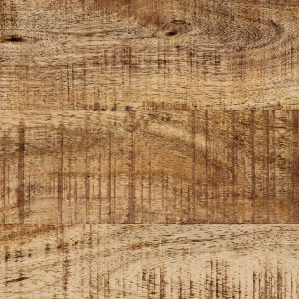 Sideboard 70x35x70 cm Massives Raues Mangoholz