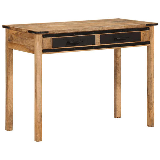 Schreibtisch 100x50x75 cm Raues Massivholz Mango